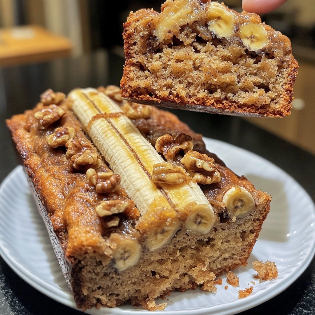 Ein-Schüssel-Bananenbrot