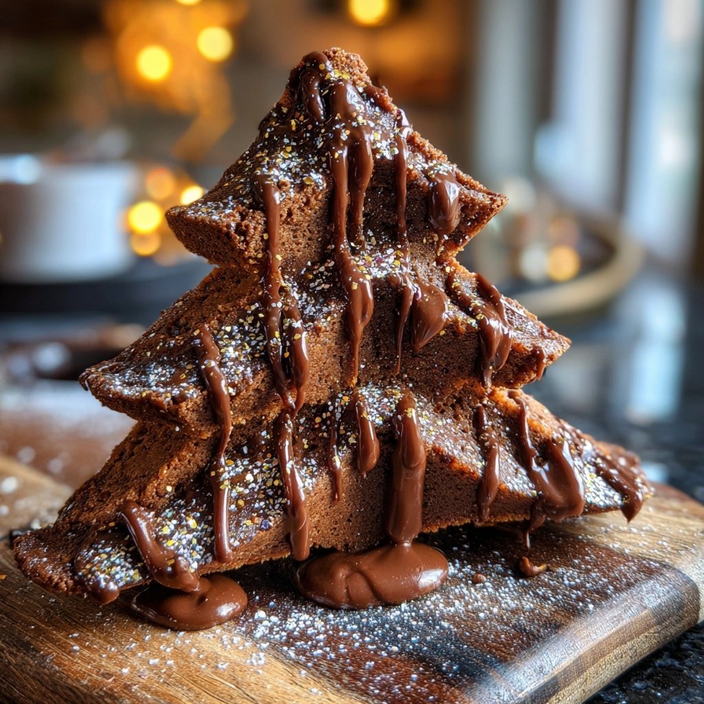 Nutella Schokoladen Weihnachtsbaum
