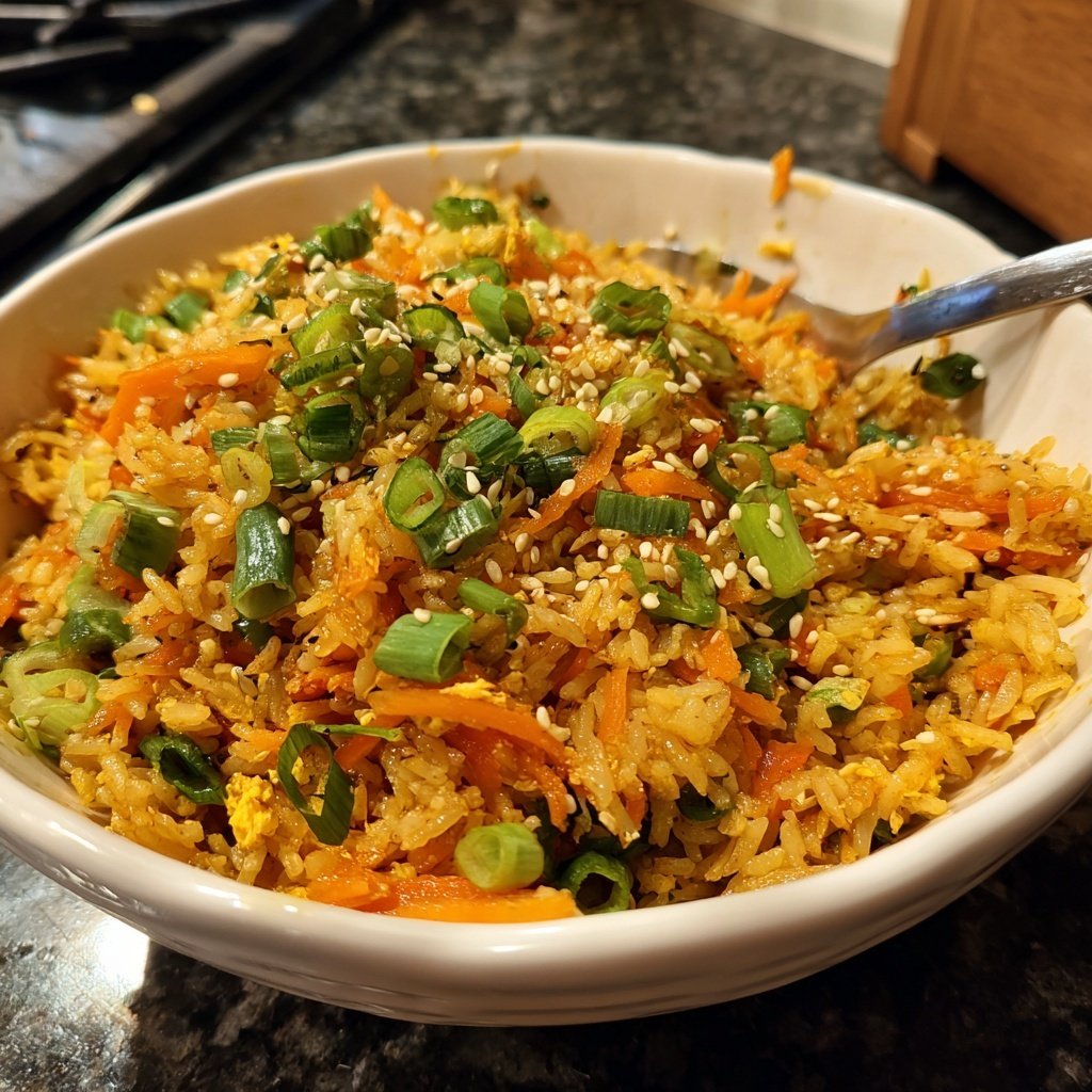 Gebratener Reis mit Sesamöl