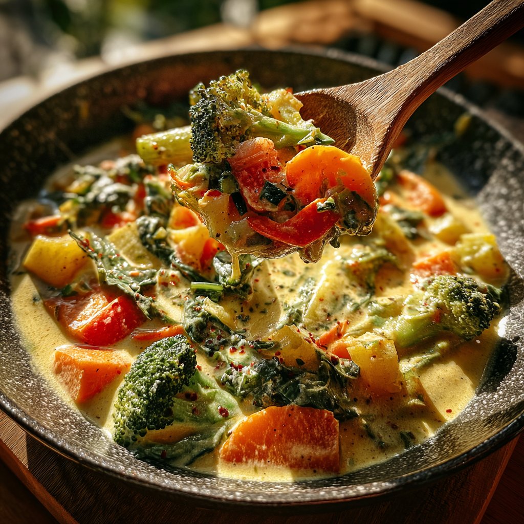 Kalorienarmes Gemüse Curry