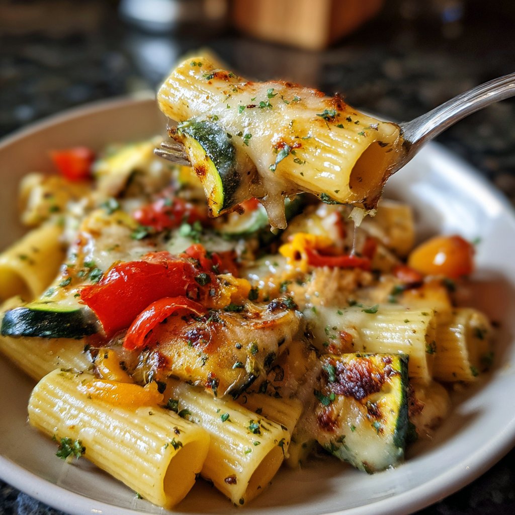 Rigatoni mit Ofengemüse