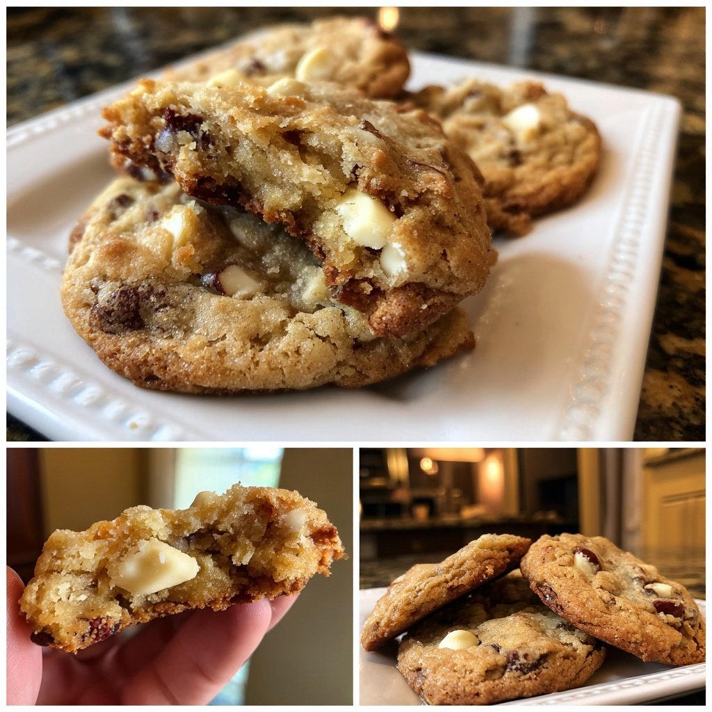 Cookies mit weißer Schokolade