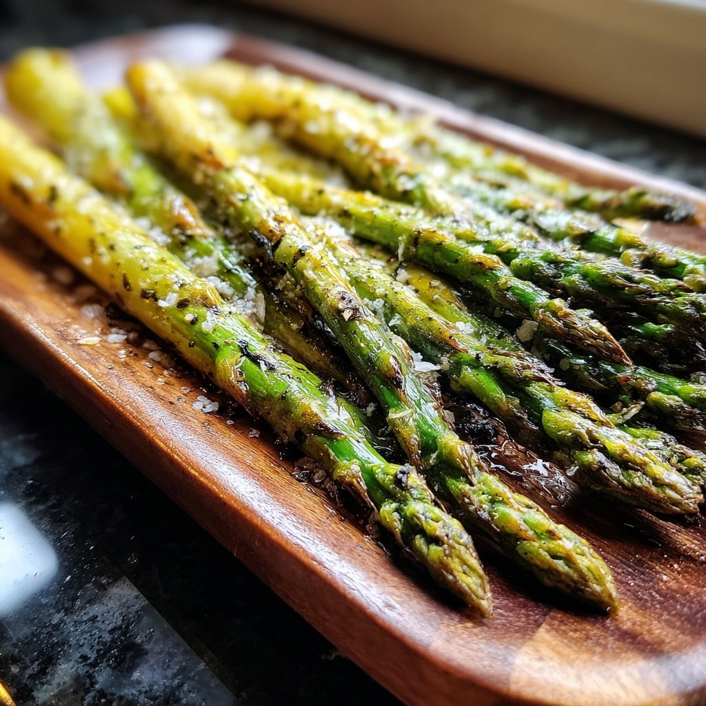 Grüner Spargel Aus Dem Ofen